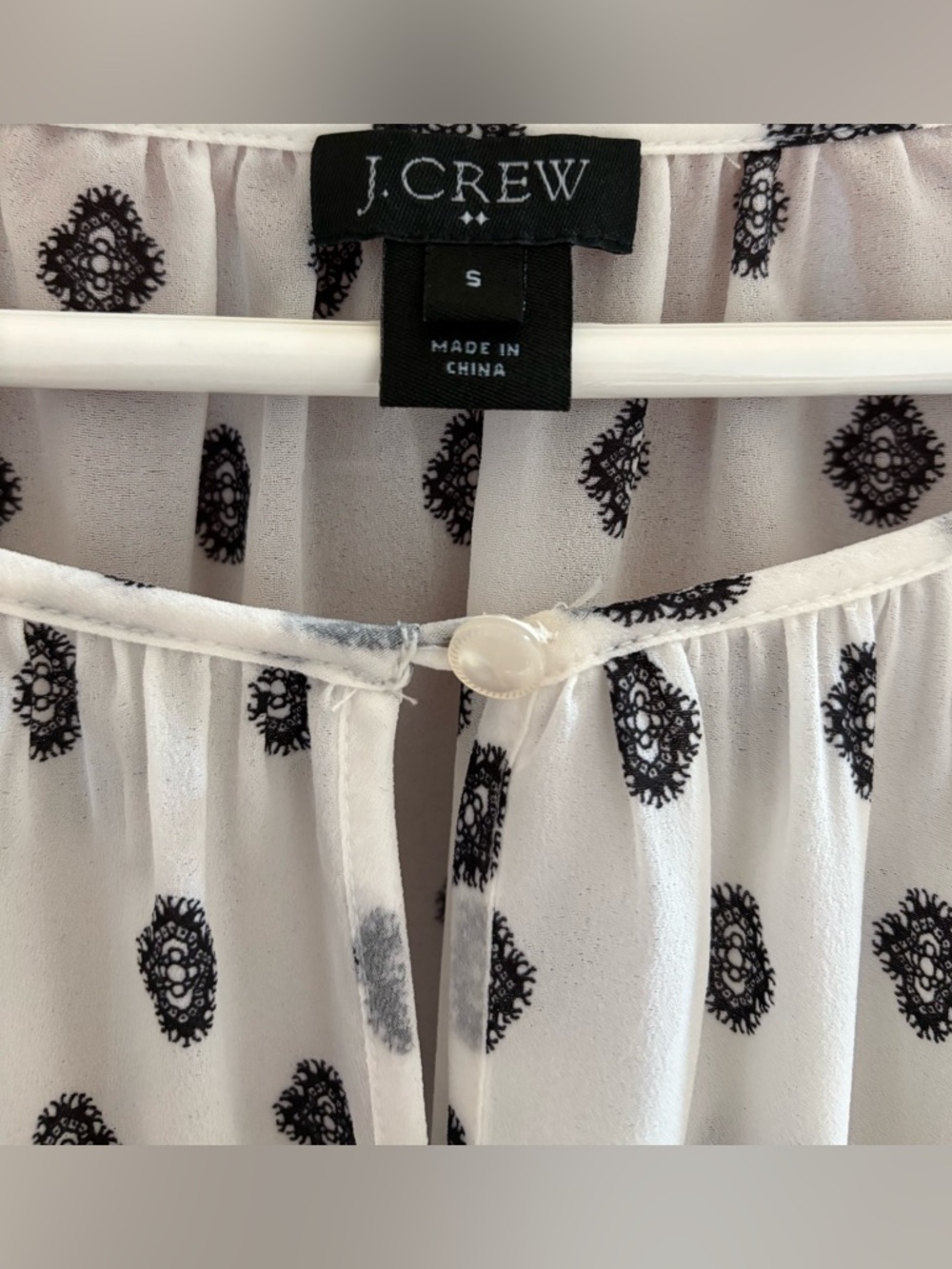 J.Crew silky top. - Picture 2 of 6